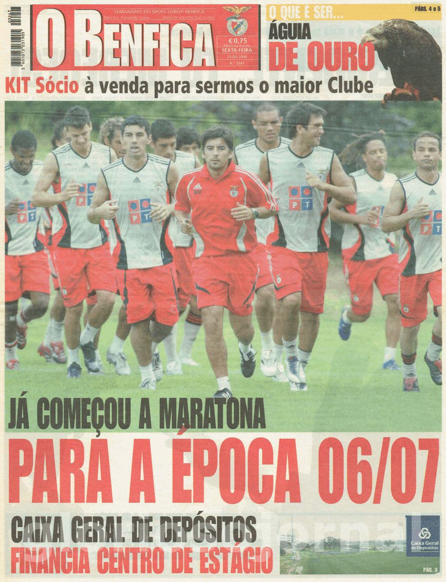 jornal o benfica 3247 2006-07-21